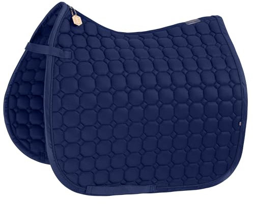 Eskadron Heritage Cotton Schabracke Almond/Black/True Blue/Vintage Green, Größe:Pony Dressur (PD), Farbe:True Blue
