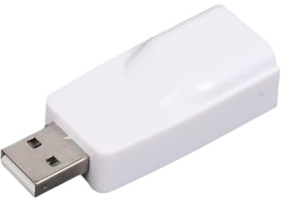 Juqoyue Adaptador USB A Ethernet LAN RJ45, Tarjeta de Red USB 2.0 de 100 Mbps para PC, Portátil, Decodificador DVB, Sin Unidad, Color