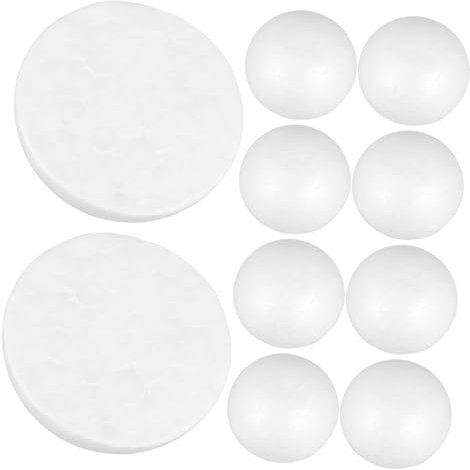 DOITOOL 30stücke Halbkugel Styropor Junge Mädchen Bastelmaterial Für DIY Projekte Weihnachtsdekoration Bastelarbeiten Floristik-Accessoires Kreative Geschenke