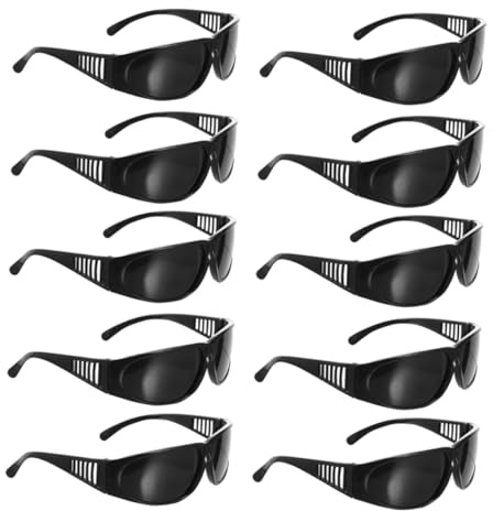 Vaguelly 10pares Gafas Protección Soldador Lentes Oscurecimiento Automático Seguridad Industrial Para Electricidad y Construcción