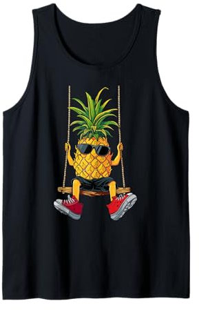 Drôle balançoire ananas échangiste ananas fruits d'été Lov Débardeur