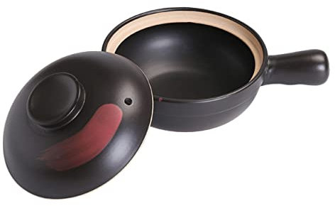 GALPADA Cocotte Terre Cuite Pour Ragoût Marmite Ménagère Casserole Avec Poignée
