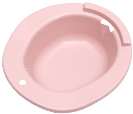 ROMISBABA Baño Sitz Postparto Portátil Con Asa Lateral y Gancho Para Colgar Palangana Para Mujeres Embarazadas y Cuidado Hemorroides Diseño Ergonómico Para Fácil Limpieza y Inodoros