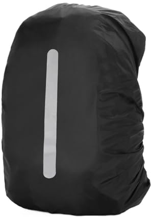 ZYFHYU 2Pcs Rain Cover Backpack Reflective 20L 35L 45L 60L Bag Outdoor Camping Hiking Climbing Raincover für Wandern, Camping, Radfahren(Other,Type A Black)