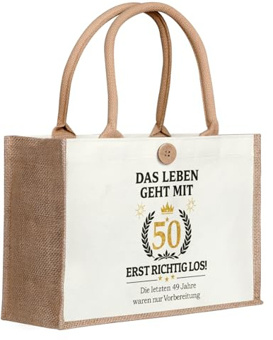 Xingch Geschenk Geburtstag Frau,Jute-Tragetasche, Geschenk für Mutter, Ehefrau, Freundin, Kollegin