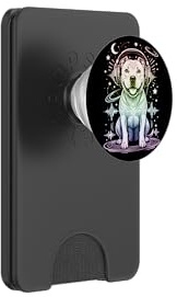 DJ Dog Pitbull Cuffie per amanti della musica EDM Techno PopSockets PopWallet per MagSafe