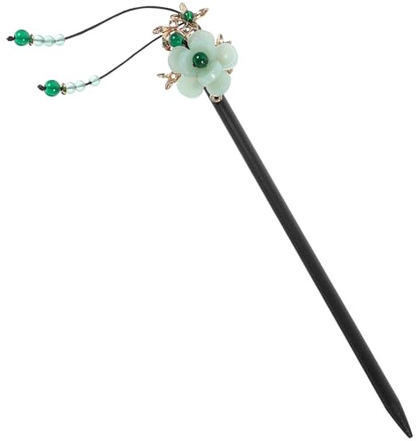 EPIGEIST Bacchette per Chioma in Legno Vintage Nappa Floreale, Bastoncini Cinesi per Chignon, Accessori per Chioma Stile Tradizionale Cinese, Decorazione per Feste e Cosplay