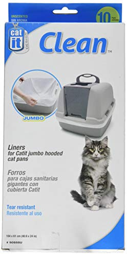 Catit Unterlegfolien für Katzentoiletten, 104 x 61 cm, 10 Stück