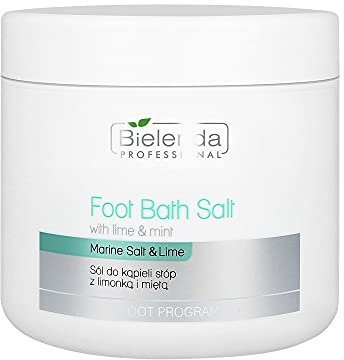 Bielenda Professional Piede sale da bagno con calce e menta 600 g