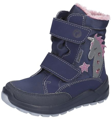 RICOSTA Mädchen Stiefel Annika, Kinder Boots, Weite: Mittel, lose Einlage, Sympatex, Blinklicht