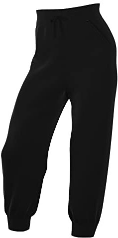Nike Damen Ny Df Flc Jogger 7/8 Trainingshose, Black/Iron Grey, S EU