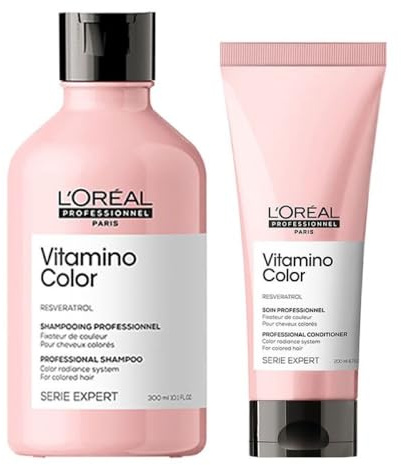 L'ORÉAL L'Oreal Professionnel Serie Expert DUO Vitamino Color Shampoo 300ml und Conditioner 200ml