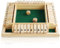 Lithyc WüRfelspiel Holz – Holz Brettspiel – WüRfelspielshut The Box für 1–4 Spieler – Klappbrett WüRfelspiel für Zuhause, Party Oder Bar (GrüN)