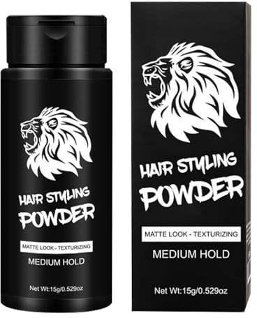 Xvilmaun Poudre coiffante, poudre capillaire pour hommes | Poudre capillaire texturisante | Poudre capillaire volumisante longue durée, poudre coiffante 15g pour des cheveux charmants