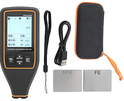 Yueyashux Rebating épaisseurmètre LCD Digital Paint Paint Gauge Home Improvement Equipment for Ateliers Automobiles