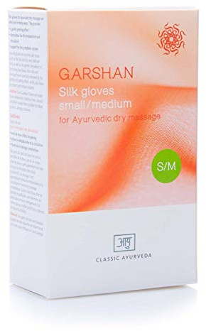 Klassiska Ayurveda Garshan Silk -handskar