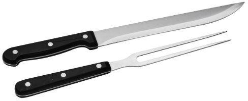 RICHARDSON SHEFFIELD Stratus Cutlery Cutting Cutter 2-Piece Roast Meat Carving Set Knife & Fork