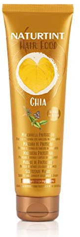 Naturtint Hair Food Chia, Mascarilla Ultraconcentrada Protección, Protege y Repara los Cabellos Maltratados, Cabellos Muy Dañados, 99% Ingredientes Naturales, No Engrasa, Apto Método Curly, 150ml