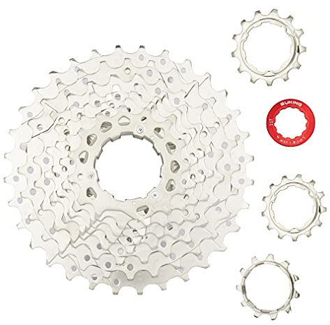BESNIN Casete de Bicicleta de 10 Velocidades, Cassette 10V 11-32T Piñones de Bicicleta de Carretera/MTB