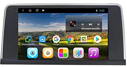 LIUWEIE Android 10 Navigatore Satellitare per BMW Série 3 2013-2016 9 Pollici GPS Auto Multimedia Player Ricevitore Video Ricevitore Video Bluetooth HD Touch Screen Navigatore Satellitare