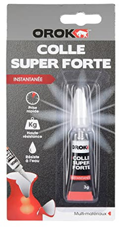 COLLE CYANOACRYLATE LIQUIDE TUBE 3G INSTANTANEE
