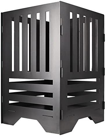 EXTRAVAGANT® Feuertonne Feuerstelle Feuerkorb Feuersäule für den Garten Terrasse Stahl Rostoptik Unikat Edelrost Geschenk Modern