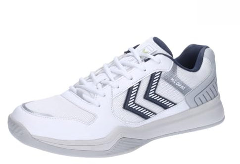 hummel, All Court, Bright White/LUNAR Rock, 46