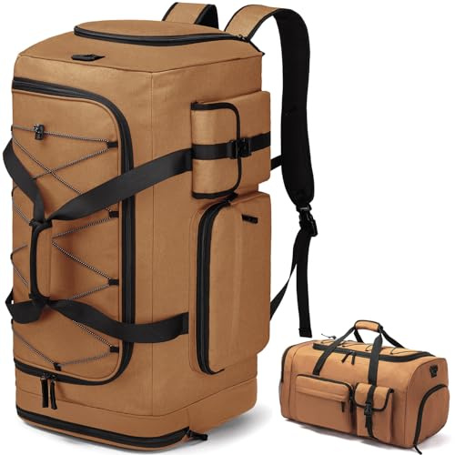 TAIHOYIN 70L Sporttasche Extra Groß Sportrucksack Herren mit Schuhfach Wochenend Sport Reisetasche mit Rucksackfunktion Wasserdicht Fitness Trainingstasche für Damen Gym, Reisen, Camping