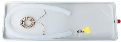Air Conditioner Drip Pan Portable Ac Water Catcher Condensate Drain Pan with Drain Hole and Hose Drip Tray for Indoor Units Split Air Conditioners