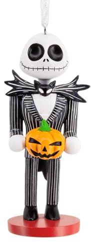 Hallmark Jack Skellington Nutcracker Ornament, Black, White