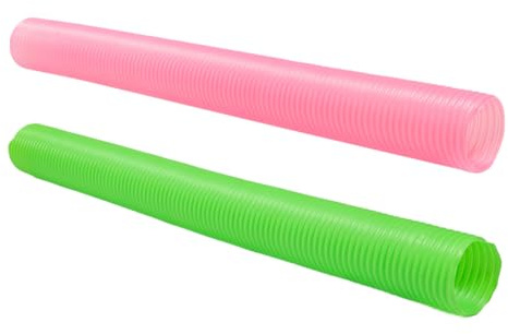 BESPORTBLE 2pezzi Tubo Pieghevole per Criceti Tunnel di Plastica per Piccoli Animali Nascondiglio e Giocattolo per Animali Domestici Adatto per Uso Interno ed Esterno