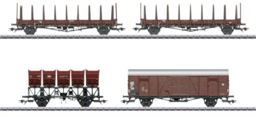 46664 H0 Güterwagen-Set, DB, Ep. IV