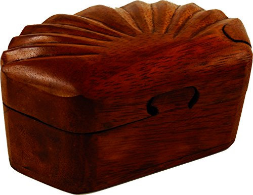 Puzzlebox, Schmuckschatulle, Magic Box, Schachtel mit Geheim Verschluß - Muschel / Dosen, Boxen & Schatullen