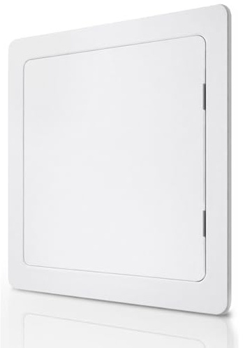 Morvat Access Panel 14x14 Inch for Drywall & Ceiling with Door, Heavy-Duty Durable ABS Plastic & Easy Install Access Box, Wall Hole Cover Plate for Plumbing & Electrical Cables & Wiring, White
