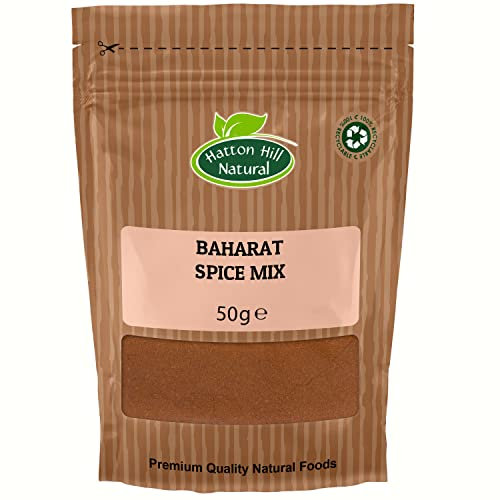Baharat Spice Mix (Aromatic & Peppery Spice Blend) 50g by Hatton Hill - Free UK Delivery