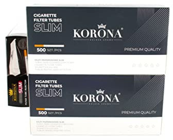 Korona Korona Slim Size Starter-Set (2x500er Zigarettenhülsen & Stopfgerät)