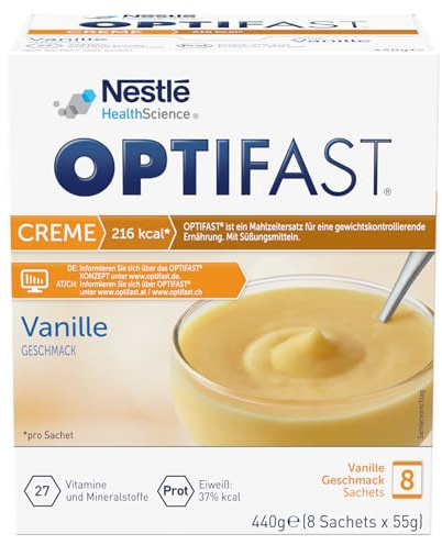OPTIFAST® Diät Creme Vanille zum Abnehmen | 8x55g