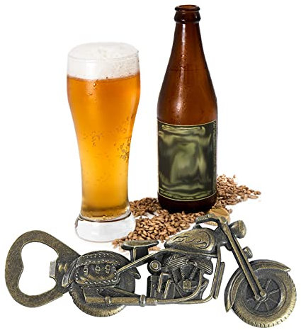 Ashleyya Motorrad Flaschenöffner Metall Kapselheber Retro Barkeeper Bierflaschenöffner - 1 Stück - Vintage Partygeschenk für Männer