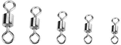 Angelwirbel, hochfester Edelstahl-Angelroll-Steckverbinder, Fishing Tackle Box Kit, 2/4 / 6 7 8 Rolling Swivel, for Fishing Enthusiasts, Freshwater & Saltwater