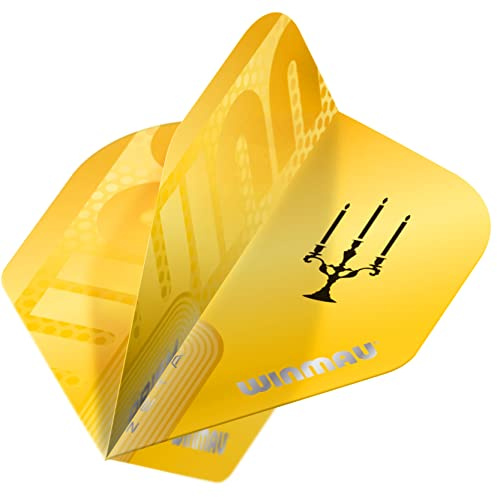 WINMAU Prism Delta Bobby George Gold Extra Thick Dart Flights - 1 Set per Pack (3 Flights in total)
