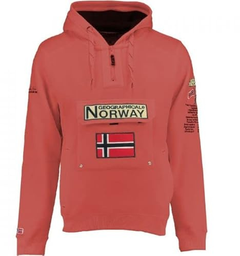 Geographical Norway - Sudadera DE Mujer GYMCLASS Coral Talla S