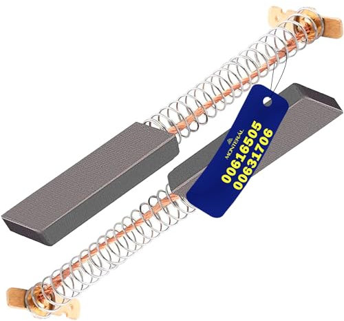 2 Pièces Balais Charbon pour Moteur Electrique Machine a Laver 5 х 13,5 х 42/43 mm Adapté pour Bosch 00616505 00631706 Pièces Détachées pour Lave Linge Garantie de 10 Ans - Monteral