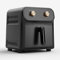 Klarstein AeroCrisp 6 Air Fryer – 6L Large Air Fryer, 1700W, Circulating Hot Air Technology, Cool-Touch Housing, Rotary Knobs, Anti-Stick Coating, Dishwasher Safe, Black