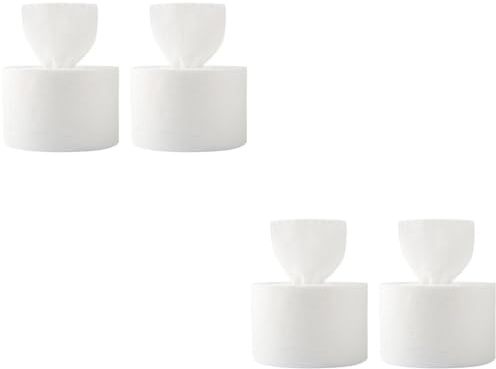 Beaupretty Lingettes Nettoyantes Voyage Serviettes Visage Jetables 4 Rouleaux De 60 Tissus Secs Et Humides Serviette Démaquillante Pour Peaux Sensibles Masque Facial Vernis À Ongles