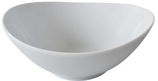 METRO Professional Saladier Adeani, porcelaine, 18 x 16.5 x 12.1 cm, ovale, blanc, 6 pièces