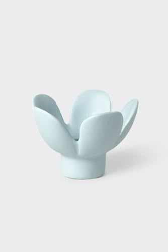 Räder Kerzenhalter Blume blau