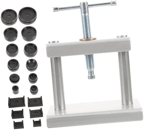 VALICLUD Uhrenpresse mit Runden und Quadratischen Formen aus Eisen und Kunststoff zum Präzisen Schließen der Uhrenrückseite für Einfache Reparaturen