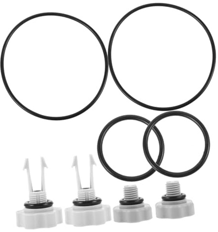 UKCOCO Juntas Tóricas para Bomba De Filtro De Piscina, Kit De Sellado PVC 8 Piezas, Repuesto para Filtros De Piscina, Instalación En Sistemas De Depuración, Resistente y Duradero