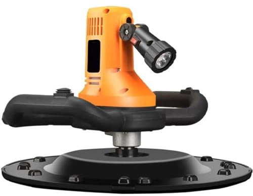 Electric Concrete Cement Mortar Trowel - 6 Adjustable Speed for Wall Smoothing and Polishing, Includes 8m Power Cable for Easy Mixing and Application