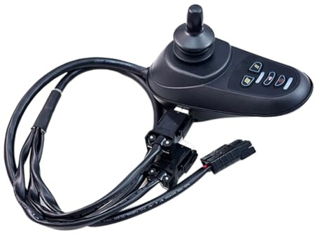 Asyduey Joystick Controlador de Silla de Ruedas Eléctrica de 24 V y 50 A con Puerto USB de Repuesto para Joystick de Silla de Ruedas Eléctrica PG VSI